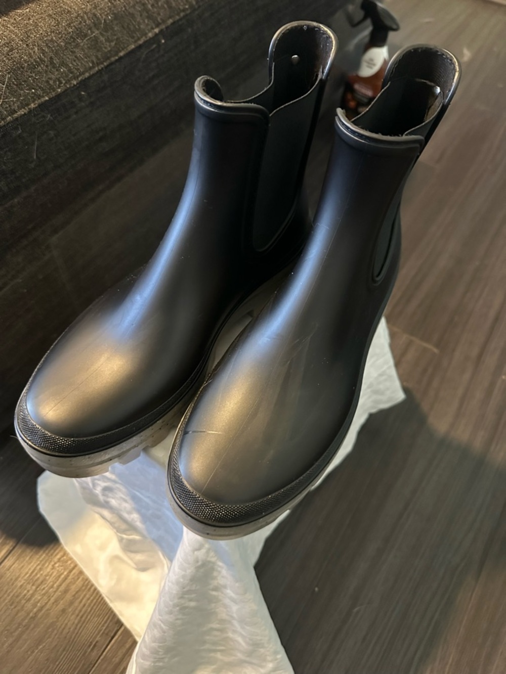 Igor Women's Black Chelsea Rain Boots